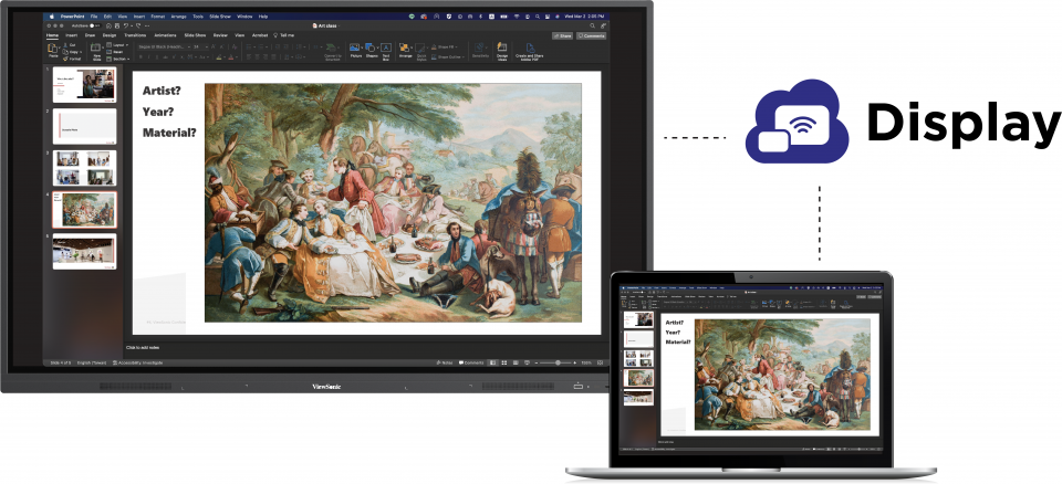Easy Connection with myViewBoard Display 1