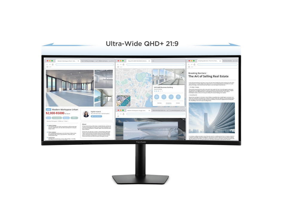 Stunning WQHD Resolution on a 21:9 Ultra-wide Screen 1