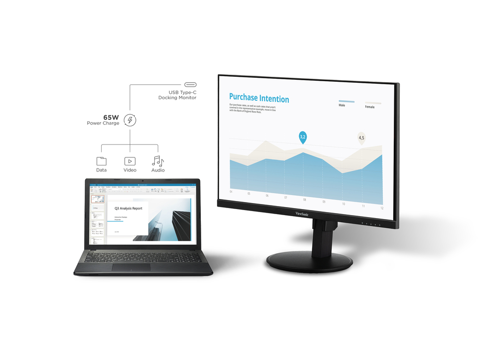 Écran IPS ergonomique 24 pouces