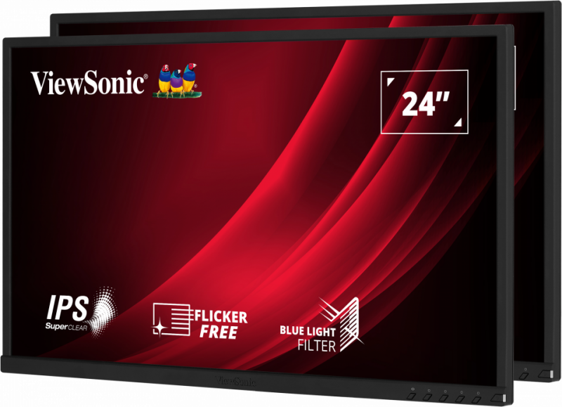 ViewSonic Moniteurs LED Écrans Pc IPS Pack VG2448_H2