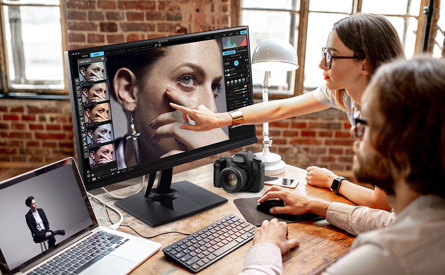 USB-C-csatlakozású monitorok alkotóknak