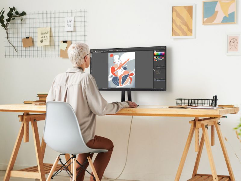 ViewSonic Layar LCD VP2756-4K