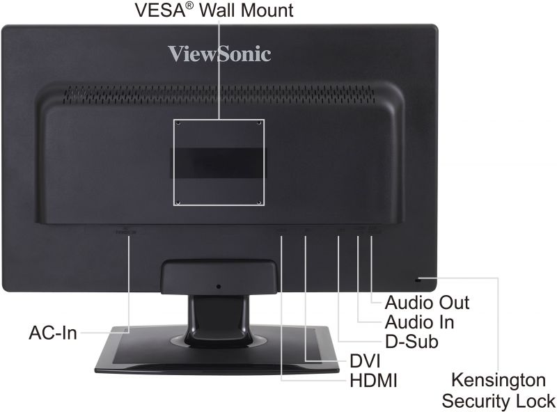 ViewSonic LCD Monitörler VX2410mh-LED