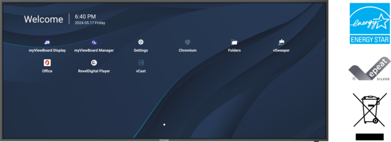 ViewSonic Комерційні дисплеї CDE105UW